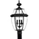 Quoizel NY9043Z Newbury Éclairage Extérieur de la Lanterne de Poteau, 3-Lumière, 180 Watts, Medici Bronze (23 "H x 13" W) – image 3 sur 3