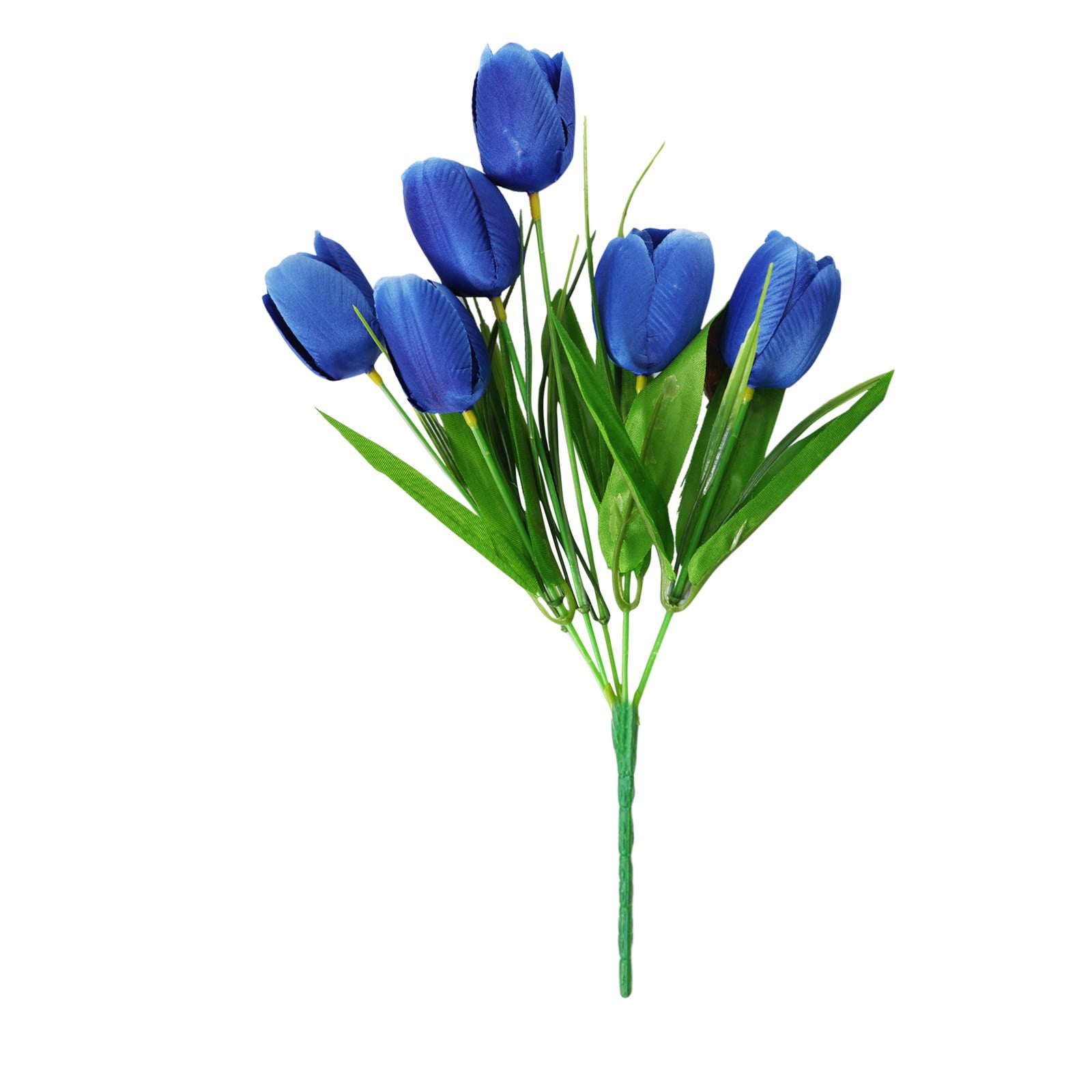Wefuesd artificial flowers Artificial Flowers 1pc 6 Fork 6 Heads Tulips