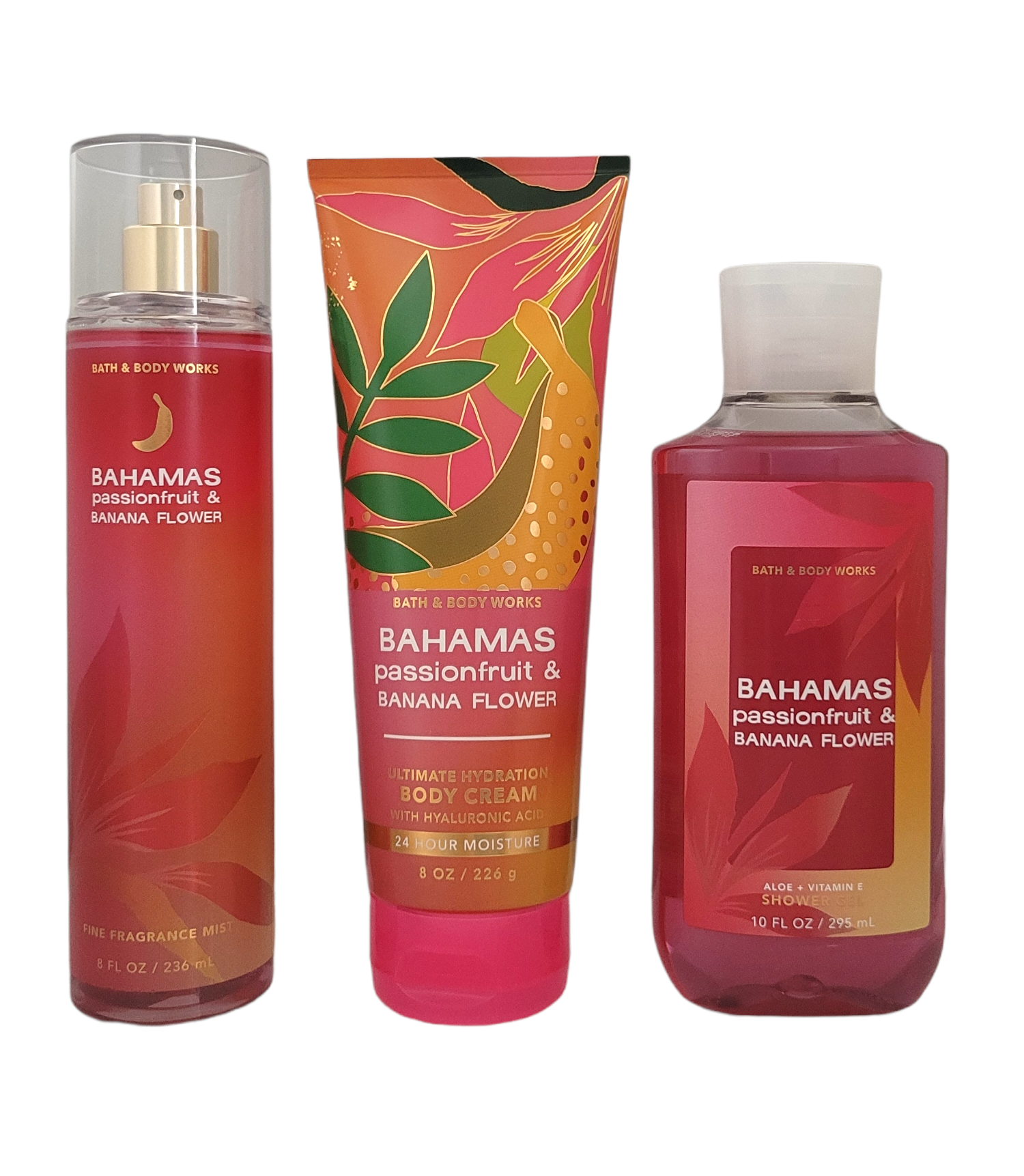 Bath & Body Works Bahamas Passionfruit Body Mist Shower Gel & Body