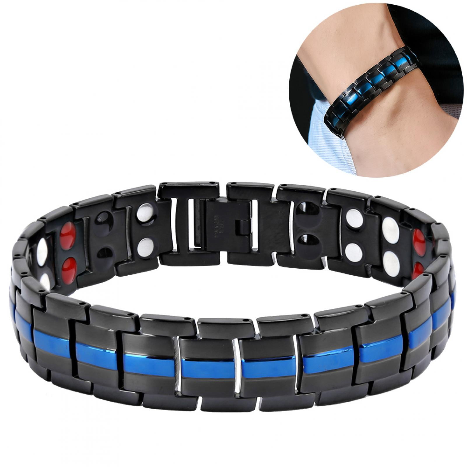 Rainso Mens Copper Double Row Magnetic Therapy Bracelets for Arthritis  Wristband Adjustable Double Row Magnetic Style 2 Copper price in UAE   Amazon UAE  kanbkam