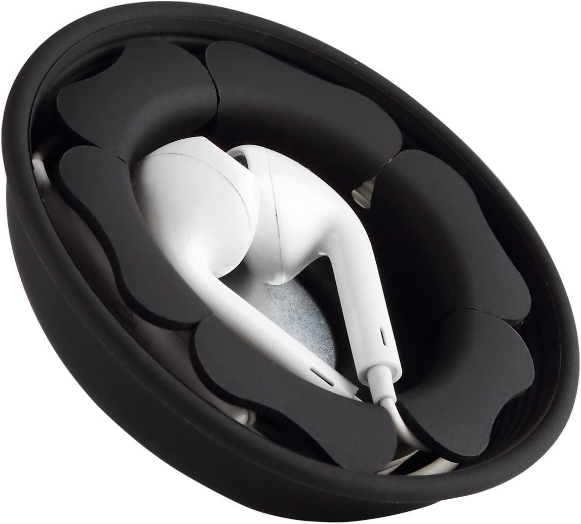 Earbud Holder Earphone Case Tangle Free Cord Organizer Earbuds