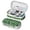 Alien Cow Deep, variant on Alien Cow Deep Green Pattern Large Capacity Double Layer Pencil Case, Stationery Storage Pouch Bag, 8.66"x4.13"x3.54"