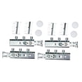 thumbnail image 4 of AURARMLET Heavy Duty Floating Shelf Brackets - Rolled Steel Cabinet Hangers, 2 Sets for Wall Shelving Support, 4 of 8