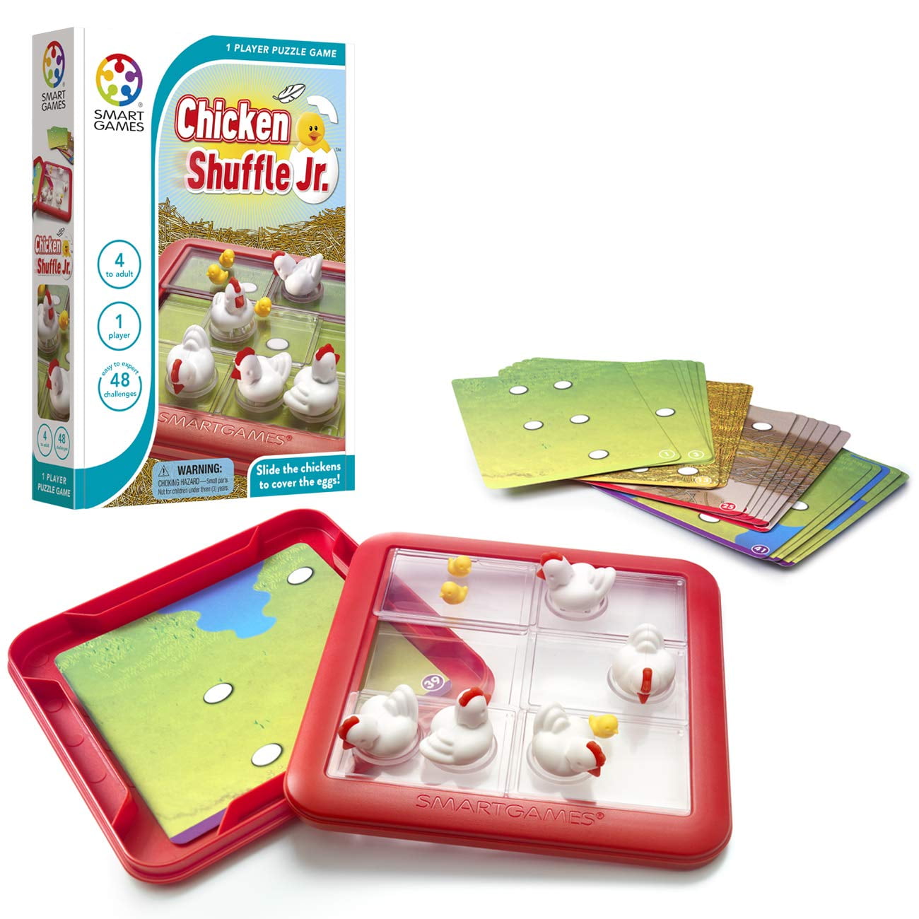 Smartgames Chicken Shuffle Jr. SkillBuilding Travel Game for Ages 4