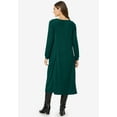 thumbnail image 2 of Woman Within Plus Size Thermal Knit A-Line Dress, 2 of 3