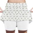 thumbnail image 2 of Gamivast Girls Athletic Skort High Waist Tennis Skirts Leaf-Print High-Waisted A-Line Skorts with Built-in Shorts Casual Back to School Clothing for Teen, 2 of 6
