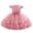 Pink, variant on CPNG Toddler Baby Girls Birthday Party Dress Cap Sleeve Flower Girl Wedding Shiny Butterfly Pageant Formal Ball Dress(Red,3-4 Years)