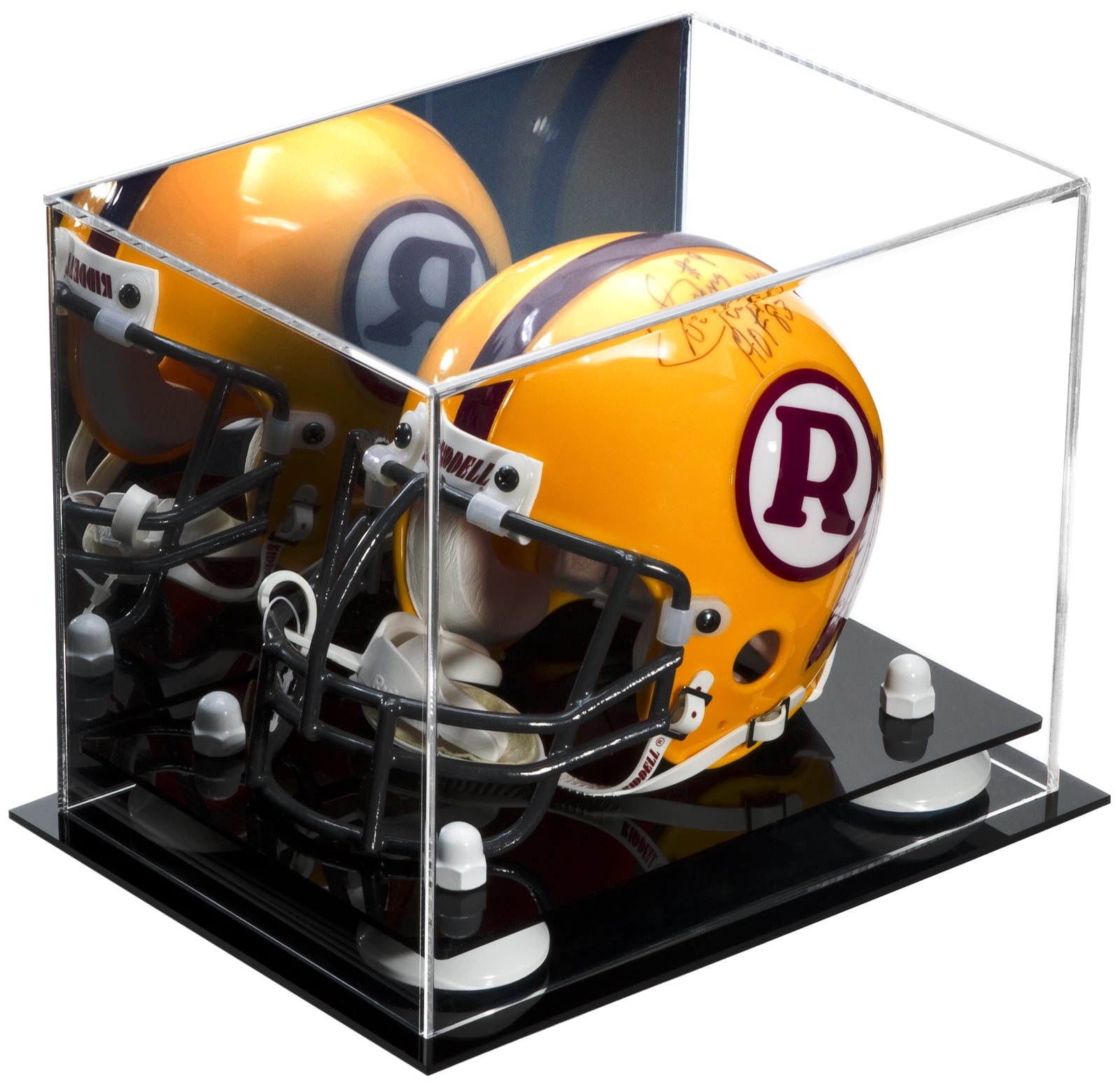 Mini Football Helmet Display Case (not full size) Better Display Cases Clear Acrylic