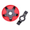 thumbnail image 2 of LOVIVER Steel Wire Rotary Brush Cutter Trimmer Head Replace Parts Weeds Blade Cutter, 2 of 8