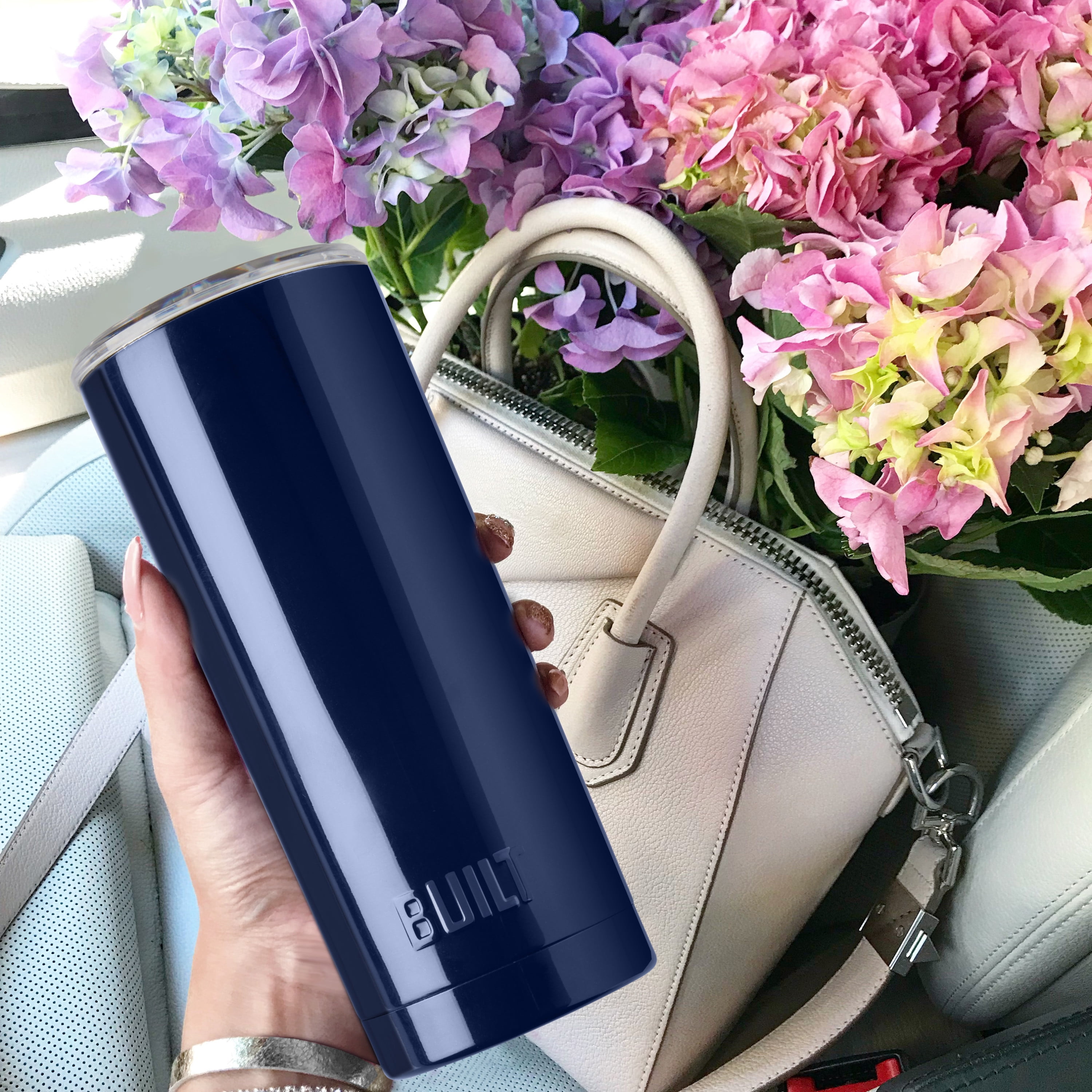 Built 20-Ounce Double-Wall Stainless Steel Tumbler in Medieval Blue