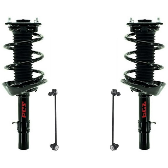 Front Complete Struts Assembly & Sway Bar Links For Honda Accord 2.4L 2013-2017