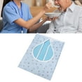 thumbnail image 4 of Durable Cotton Adult Bib With Crumb Catcher, Hook AndClosure - Easy To Clean, Perfect Gift For Elderly Assistance, 4 of 8