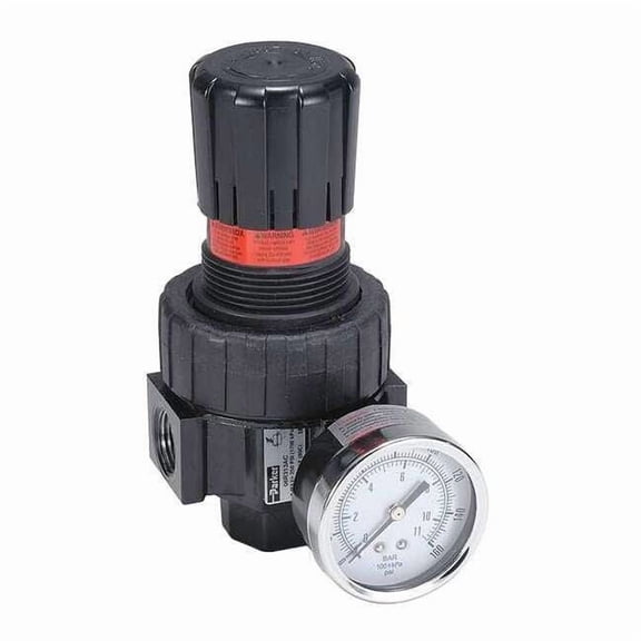 Parker Air Regulator,3/4 In. NPT,90 cfm,250 psi 07R418AC