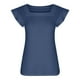 thumbnail image 4 of Tops de cuello cuadrado para mujer, camiseta de manga corta con volantes, blusas tipo túnica de verano holgadas OAVQHLG3B Store  lin121212, 4 of 4