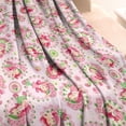thumbnail image 3 of Strawberry Princess Pattern Blanket,Comfortable Soft Flannel Throw Blanket,All Season,Warm Lightweight Blankets for Sofa Bed Couch Living Room Chair,40"x50", 3 of 4