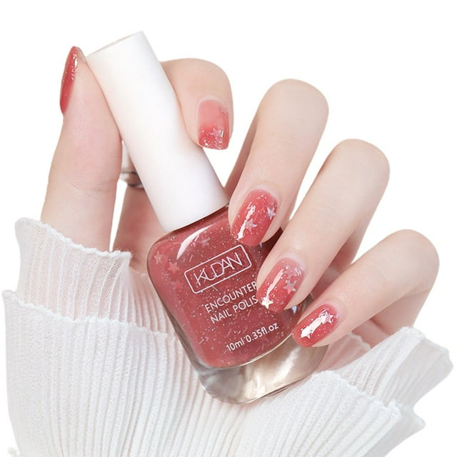 Water Based Nail Polish Tearable Free Baking Long Lasting & Fast Drying Nail Art 10