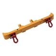 thumbnail image 4 of Dalazy RC Metal Rear Bumper with Shackles ZP1001 ZP1003 ZP1002 Accs RC for Car 1/10 Gold 141mm 5Set, 4 of 6