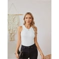 thumbnail image 6 of Womens Summer Tank Tops Crewneck Sleeveless Shirts Tanks Slim Fitted Casual Basic Tee Shirt, 6 of 6
