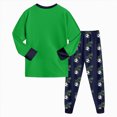 thumbnail image 5 of TOWED22 Baby Girl Fall Winter Clothes Toddler Outfit Graphic Crewneck Sweatshirts + Joggers Pants Set Size:4-5 Y,Color:Green, 5 of 9