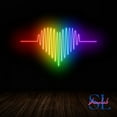 thumbnail image 4 of Shinelab LGBT Heart Cardiogram Neon Sign, Heart Beat Rainbow Led Sign, LGBT Pride Home Wall Decor, Best Gifts 319, 4 of 5