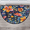 Multicolour 2, variant on CURLYOOT Tropical Leaves Half Round Door Mat, Indoor Outdoor Entrance Rug, Flower Semi Circular Area Rug, Non Slip Washable Absorbent Doormat, Laundry Room Rug 24'' x 36''