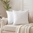 thumbnail image 6 of Oubonun 12"x20" Cotton Rectangle Throw Pillow Inserts 2 Pack with Zipper - 3D Polyester Fiber Fill, Fluffy, hypoallergenic, Machine Washable for Couch Bed, 6 of 11