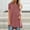 Pink, variant on 2026 under $5 asdoklhq Plus Size Tops for Women,Plus Size Round Neck Short Sleeved Long T-shirt Blouse