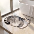 thumbnail image 6 of Cat Shaped Floor Mat Absorbent Area Rug Cute Animal Bathroom Bedroom Decorative Playmat, 6 of 7