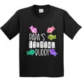 thumbnail image 3 of Inktastic Papa's Fishing Buddy with Colorful Fish Youth T-Shirt, 3 of 5