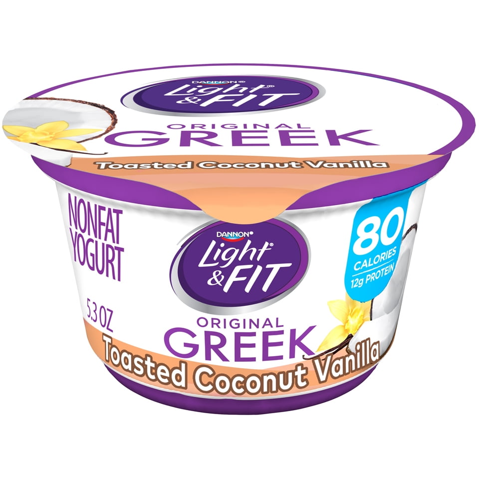 Dannon Light And Fit Greek Yogurt Toasted Coconut Vanilla Nutrition