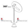 thumbnail image 4 of Kaireo Led Illuminated Distortion 5X Magnification with Bendable Neck, Make Up Mirror, Makeup Magnifying Glass, 4 of 5