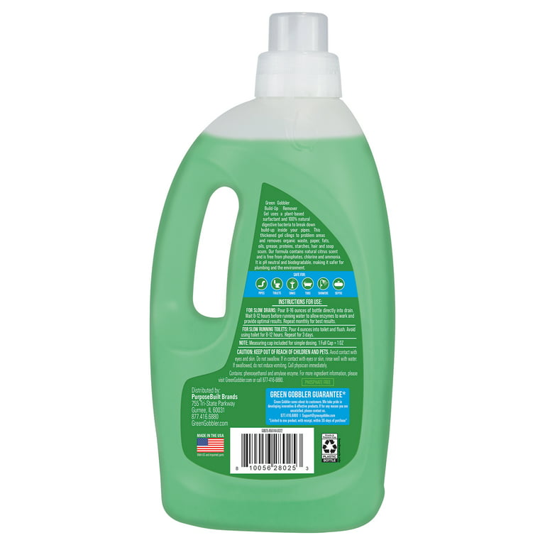Green Gobbler Liquid Drain Clog Remover 1 gal - Ace Hardware