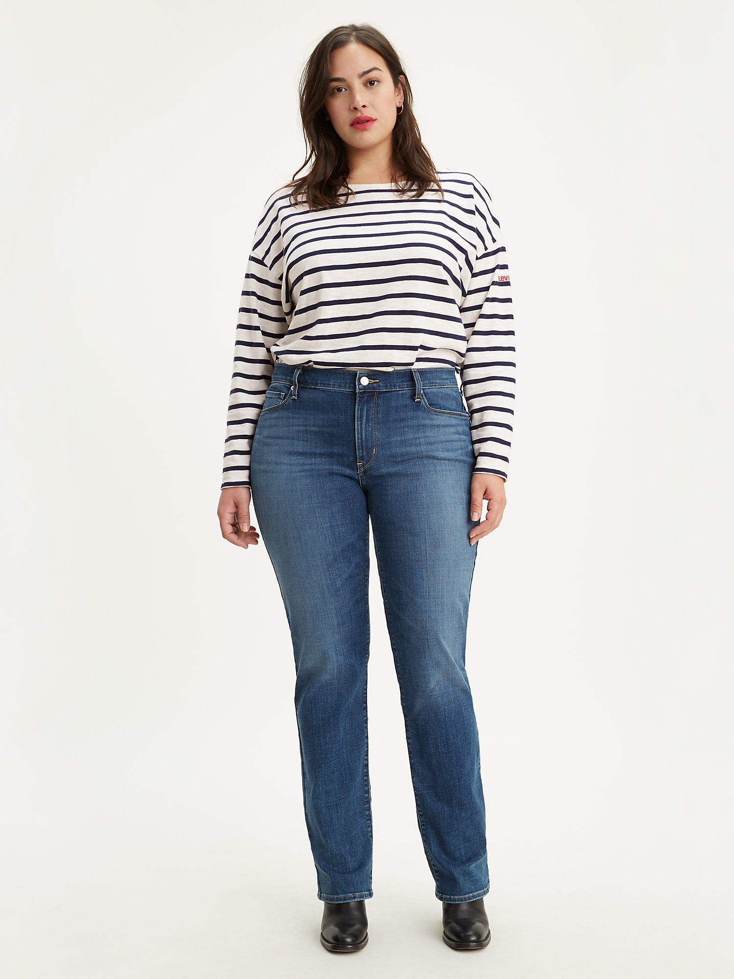 Levi's Women's Plus Size Classic 414 Straight Leg Jean 