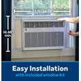 thumbnail image 3 of GE® ENERGY STAR® 11,000 BTU Smart Heat/Cool with Heat Pump Electronic Window Air Conditioner for Large Rooms up to 550 sq. ft., 3 of 4