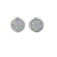 thumbnail image 4 of Youkk Round Earrings Eye-catching Eardrops Fine Electroplating Rhinestone Inlay Ear Studs Gorgeous Gift for Birthday Party Wedding Red White, 4 of 6