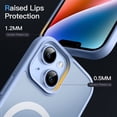 thumbnail image 6 of JETech Magnetic Case for iPhone 14 Plus 6.7-Inch Compatible with MagSafe, Translucent Matte Back Slim Shockproof Phone Cover (Sky Blue), 6 of 6