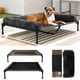 thumbnail image 2 of Extra Large Cooling Elevated Dog Bed with Bolster Raised Pet Cot Lounger Indoor Outdoor Waterproof ShopWise Round, 2 of 7