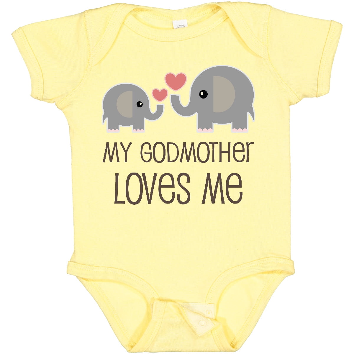 Inktastic My Godmother Loves Me Boys or Girls Baby Bodysuit