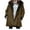 Army Green, variant on LYXSSBYX Winter Coats for Women Fashion Womens Warm Faux Coat Jacket Winter Button Solid Long Sleeve Outerwear