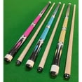 thumbnail image 4 of Almencla Billiard Pool Cue Stick 1/2 Split Sturdy Simple Assembly 145cm with 13mm Tip Yellow, 4 of 8