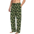 thumbnail image 2 of Xecao Camouflage Dinosaur Men's Straight Lounge Pajama Pants: The Ultimate in Comfortable Sleepwear, 2 of 9