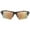 Rose Gold, variant on Men's Mirrored Flak 2.0 OO9188-03 White Wrap Sunglasses