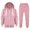 Pink, variant on Gibobby Girls Athletic Sweatsuit 2 Pieces Sweatshirts and Pant Long Sleeve Zip Up with Pockets Outfits Set(Blue,11-12 Years)