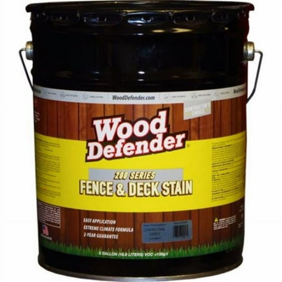 Standard Paints 200480-5 200 Stain & Seal, Charcoal Gray - 5 gal
