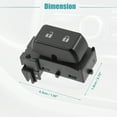 thumbnail image 3 of Car Door Lock Switch Replacement Fit for Chevy Silverado 1500 2008-2009 10363353 901-160 Black, 3 of 8