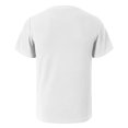thumbnail image 5 of TANGQIOP T-Shirts for Men Short Sleeve Ribbed Knit Crew Neck Solid Color Slim Fit Athletic Quick Dry Moisture Wicking Breathable White XL, 5 of 8