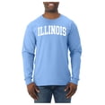 thumbnail image 2 of Wild Bobby State of Illinois College Style Men Long Sleeve Shirt, 2 of 6