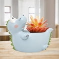 thumbnail image 4 of LOVIVER Pots Small Animal Flower Pot Cactus Plants Planter Vase Dinosaur, 4 of 8