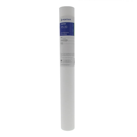 Pentair/Pentek Filter Cartridge,5 micron,10 gpm,20" H 155016-75