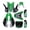 Green, variant on Sticker Decal Graphics Kit for KLX110 DRZ110 KX65 RM65 Dirt Pit Bike Plastics Fairing
